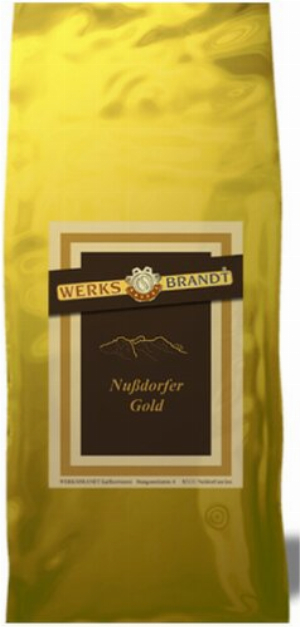 Werksbrandt Kaffee Nußdorfer Gold 1 kg Bohnen
