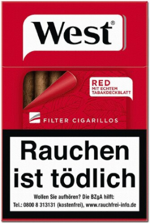 West Filter Zigarillos Red 17er