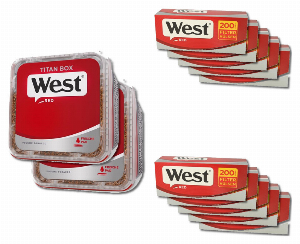 West Red 530g Sparpaket mit 2.000 Hülsen