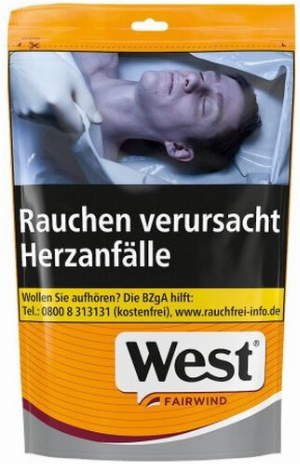 West Yellow Tabak (Fairwind) 150g Jumbo Beutel Volumentabak