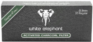 White Elephant 20 Activated Charcoal Filter 9mm