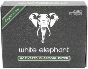 White Elephant 40 Activated Charcoal Filter 9mm