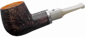 White Elephant Pfeife Ebony & Ivory Grey 6