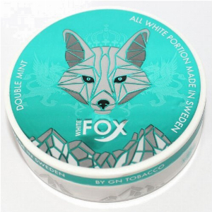 White Fox Double Mint Chewing Bags Nicopads
