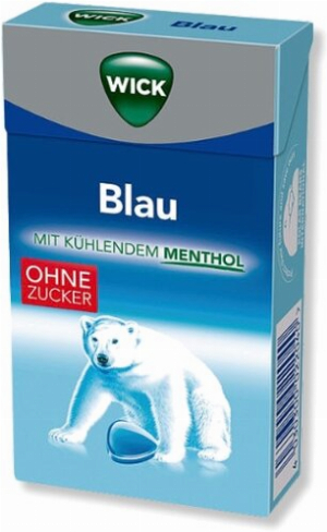 Wick Blau Hustenbonbons Menthol 46g