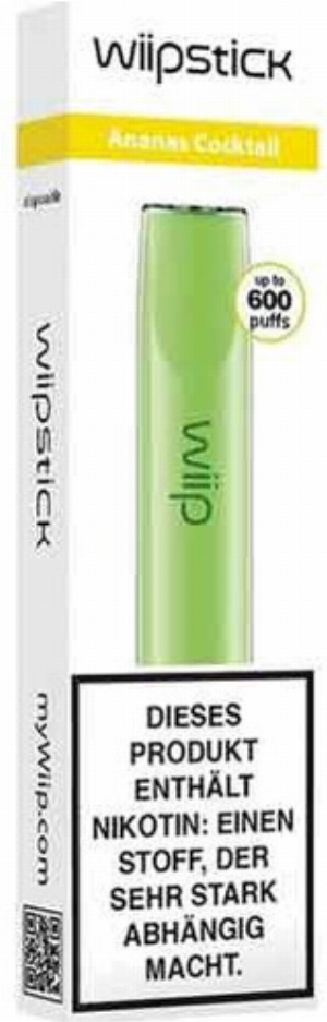 WIIP Stick Ananas Cocktail Einweg E-Zigarette 18mg