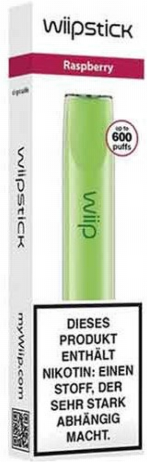WIIP Stick Raspberry Einweg E-Zigarette 18mg