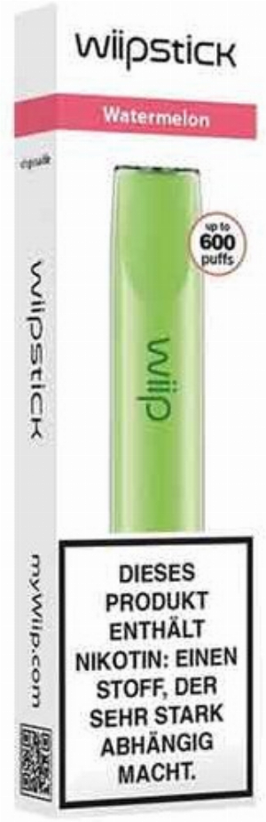 WIIP Stick Watermelon Einweg E-Zigarette 18mg