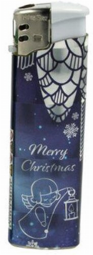 Wild Fire Feuerzeug Merry Christmas blau