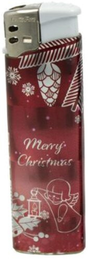 Wild Fire Feuerzeug Merry Christmas rot