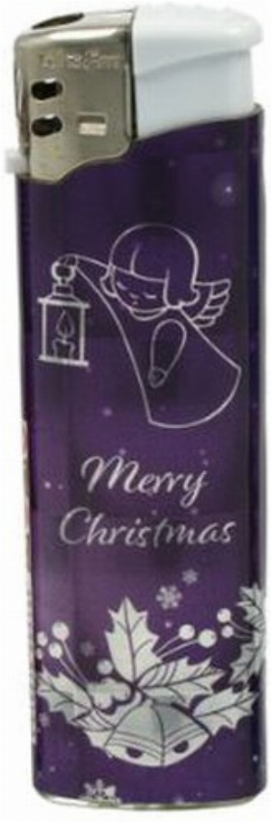 Wild Fire Feuerzeug Merry Christmas violett