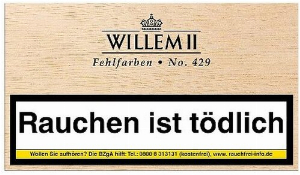 Willem II Zigarillos Fehlfarben 429 Sumatra 50er