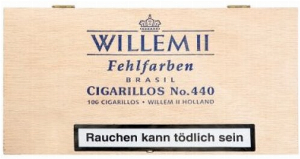 Willem II Zigarillos Fehlfarben 440 Brasil 100er
