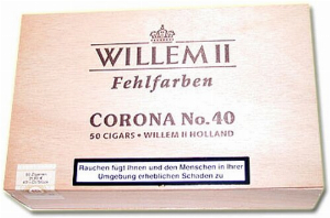 Willem II Zigarren Corona No.40 Sumatra 50 Stk.