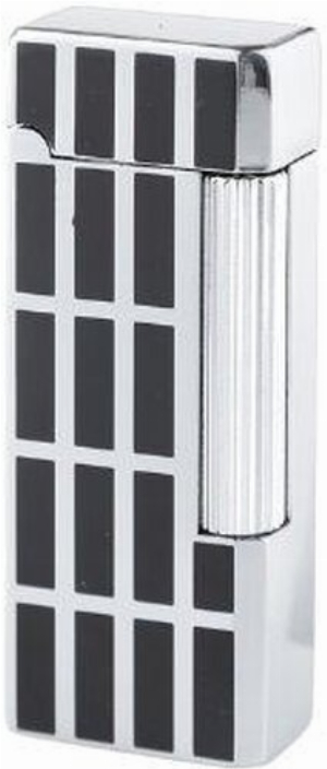 Winjet York Feuerzeug Chrom/Schwarz