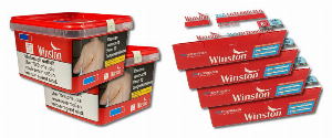 Winston Rot 310g Sparpaket mit 1.000 Extra Hülsen
