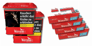 Winston Rot 500g Sparpaket mit 1.000 Hülsen