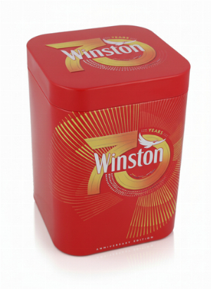Winston 70 Jahre Aufbewahrungsdose Rot