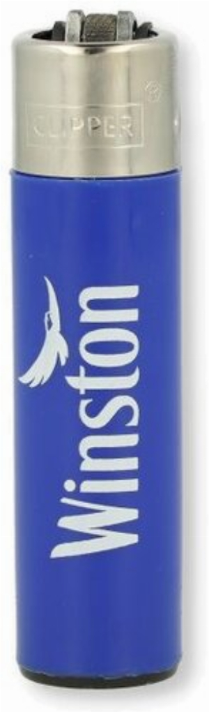 Winston Clipper Feuerzeug Blau