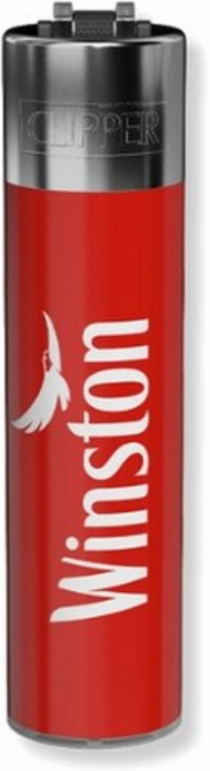Winston Clipper Feuerzeug Rot