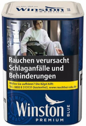 Winston Tabak Blau 56g Dose Stopftabak
