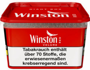 Winston Tabak Rot 165g Giant Box Volumentabak