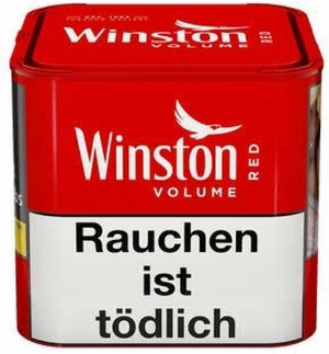 Winston Tabak Rot 40g Dose Volumentabak