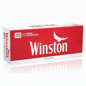 Winston Zigarettenhülsen 200 Stück mit Papierfilter