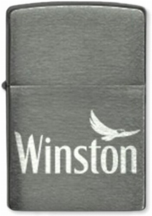 Winston Zippo Feuerzeug Grau
