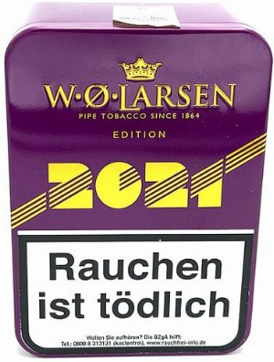 W.O.Larsen Pfeifentabak Edition 2021 100g Dose Jahrestabak