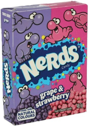 Wonka Nerds Candy Grape Strawberry 46,7g