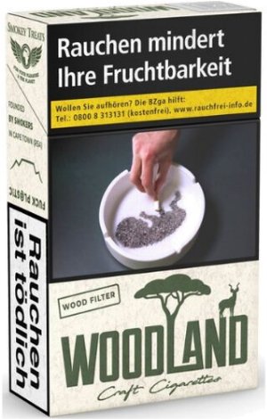 WOODLAND Craft Zigarettes WOOD FILTER 20er