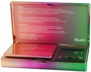 Woodoo Taschenwaage Rainbow 200g x 0,01g