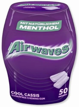 Wrigleys Airwaves Cool Cassis 1 x 50 Stück Dose