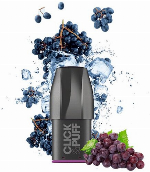 X-BAR - CLICK&PUFF Pre-filled Pod Ice Grape 20mg Nikotinsalz