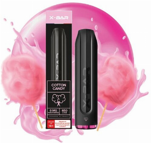 X-Bar Einweg E-Shisha Cotton Candy 10mg ca. 650 Züge