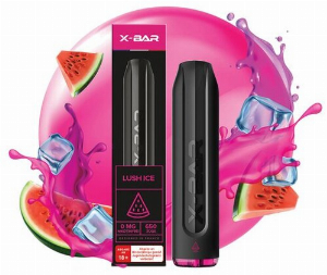 X-Bar Einweg E-Shisha Lush Ice 10mg ca. 650 Züge