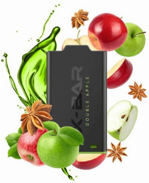 X-Bar X-Shisha Pod Double Apple Double Pomme Nikotinfrei