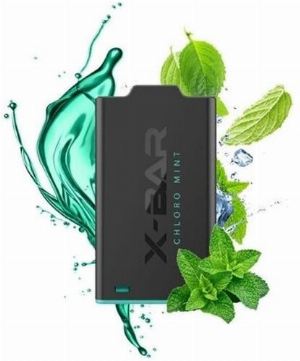 X-Bar X-Shisha Pod Green Mint Menthe Chlorophylle Nikotinfrei