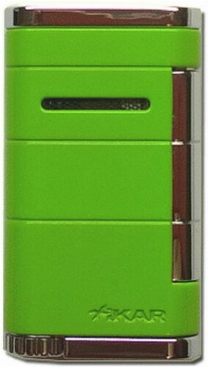 Xikar Allume Single Jet Feuerzeug Citrus-Grün