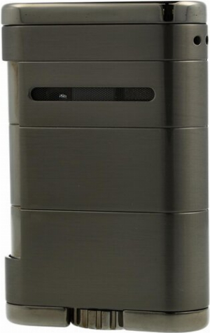 Xikar Allume Tabletop Triple Jet Tischfeuerzeug G2 Gunmetal