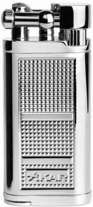 Xikar Pipeline Feuerzeug Chrom/Silber