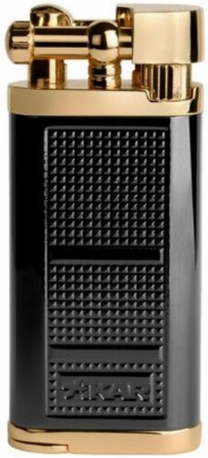Xikar Pipeline Feuerzeug Schwarz/Gold