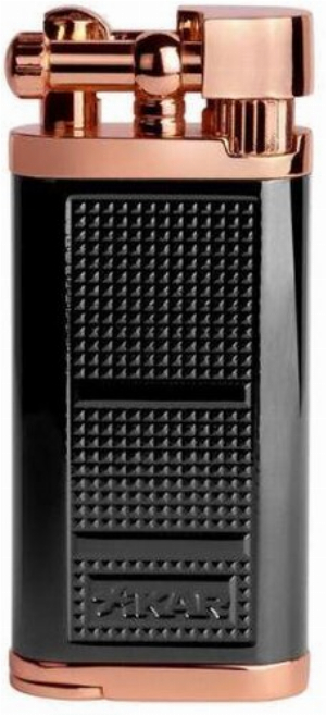 Xikar Pipeline Feuerzeug Schwarz/Rose