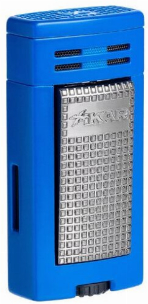 Xikar XI-607BL ION Double Jet-Flame Blau