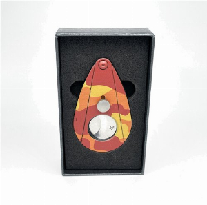 Xikar Xi2 Doppelklingen Cutter Edelstahl Camouflage (Flecktarn) Orange/Rot  Limited Edition