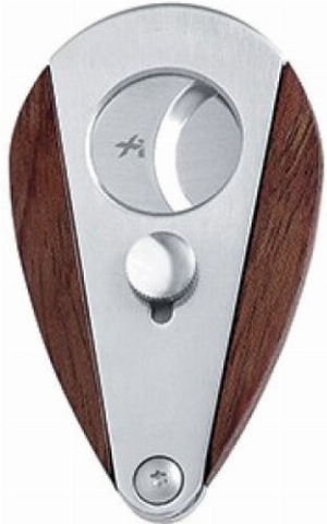 Xikar Xi3 Doppelklingen Cutter Edelstahl Rosenholz