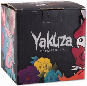 Yakuza Premium Briketts 1kg mit 64 Stück Kohle