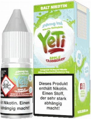 Yeti Apple Cranberry Nikotinsalz Liquid 20mg/ml