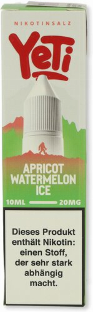 Yeti Apricot Watermelon Ice Nikotinsalz Liquid Overdosed 20mg